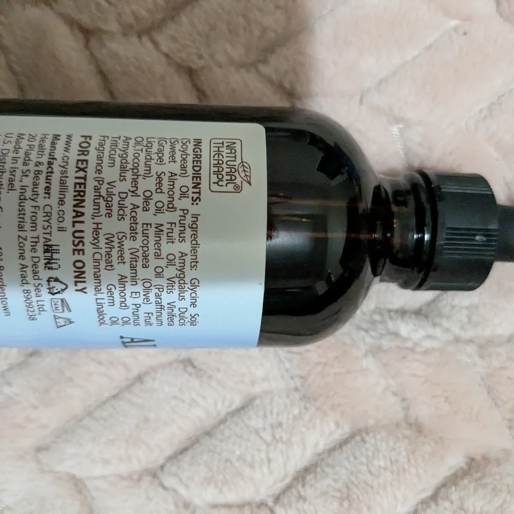 Natural Therapy Almond Vanilla Body Oil - NIP